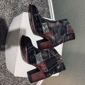 Freebird by Steven Cream and Black Leather Boots